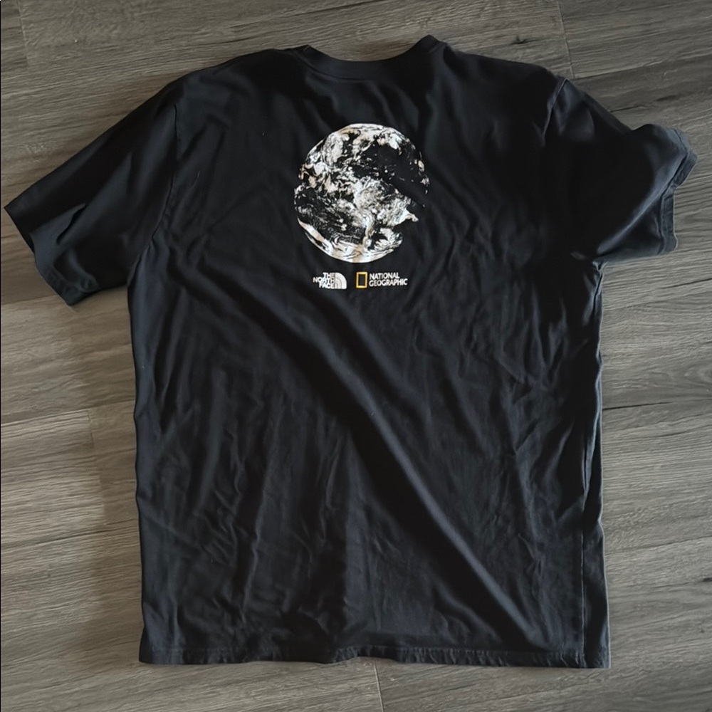 The North Face Black Short Sleeve Tee with Graphic Design